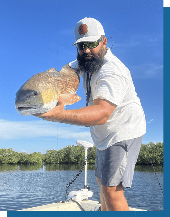 Wayne and a Redfish