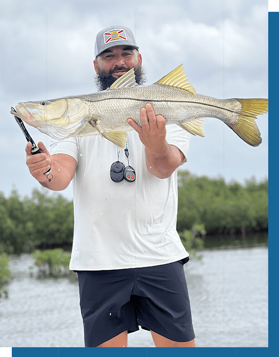 Wayne Caught a Snook Fish